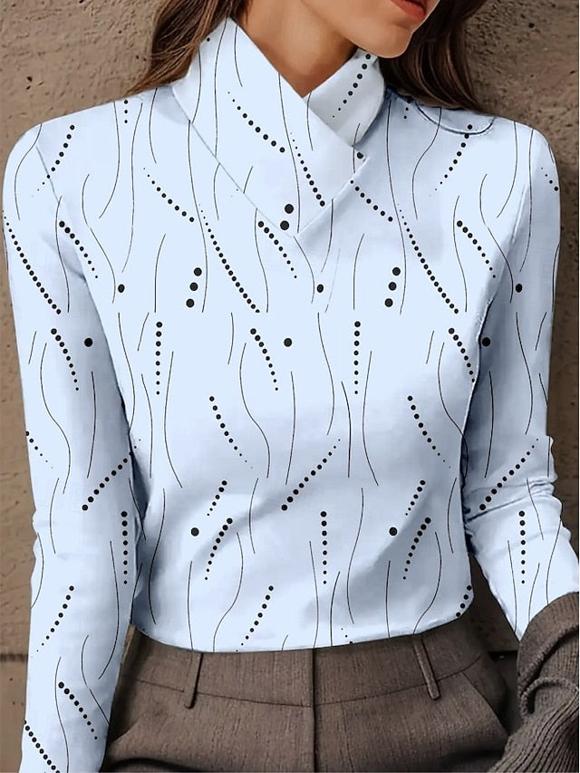 Women's Tunic Graphic Geometric Abstract Elegant Vintage