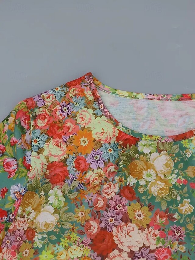 Women's T Shirt Summer Tops Print Floral Graphic Classic