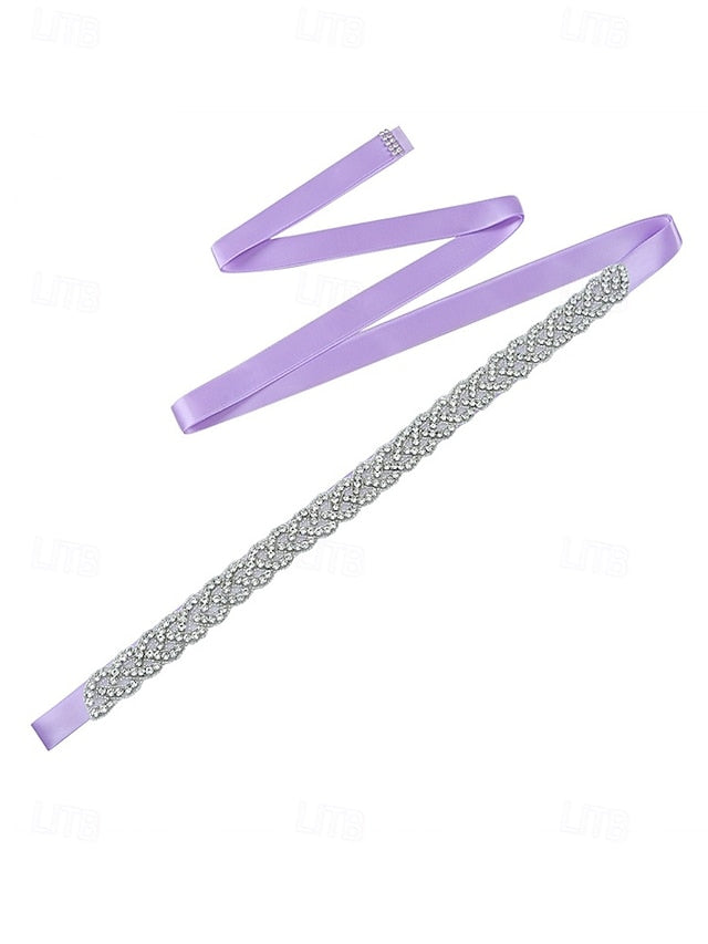 Bridal Waistband Elegant – Rhinestone Crystal Wedding