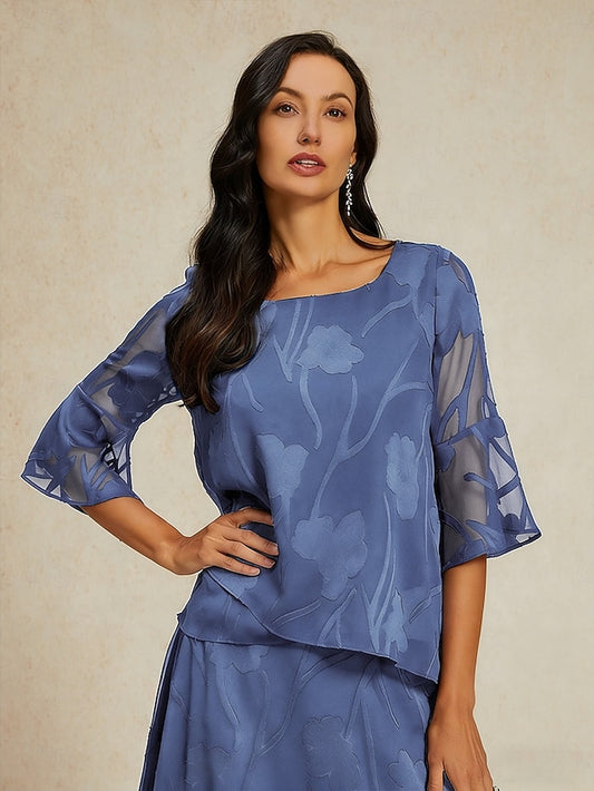 Women's Lace Shirt Blouse Dressy Tops Chiffon Tops