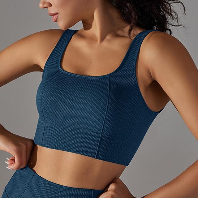 Women's Light Support Sports Bra Running Bra Open Back