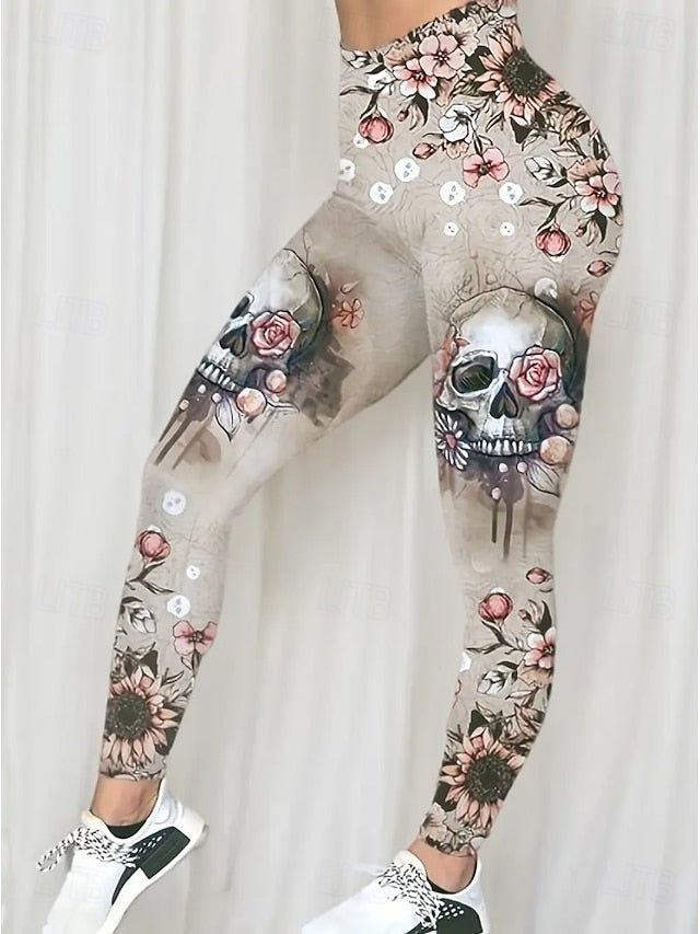 Women's Leggings Vacation Fashion Casual Ankle-Length High