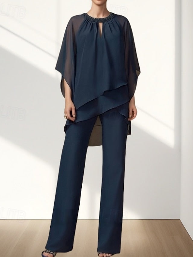 of Two Guest Pantsuit Piece Bride the Dress Mother Wedding