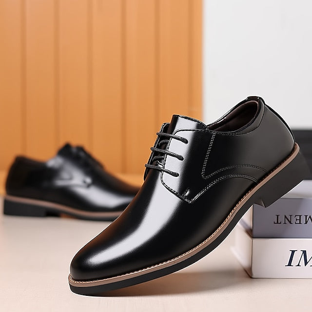 Shoes Oxfords Derby Leather Formal Men's