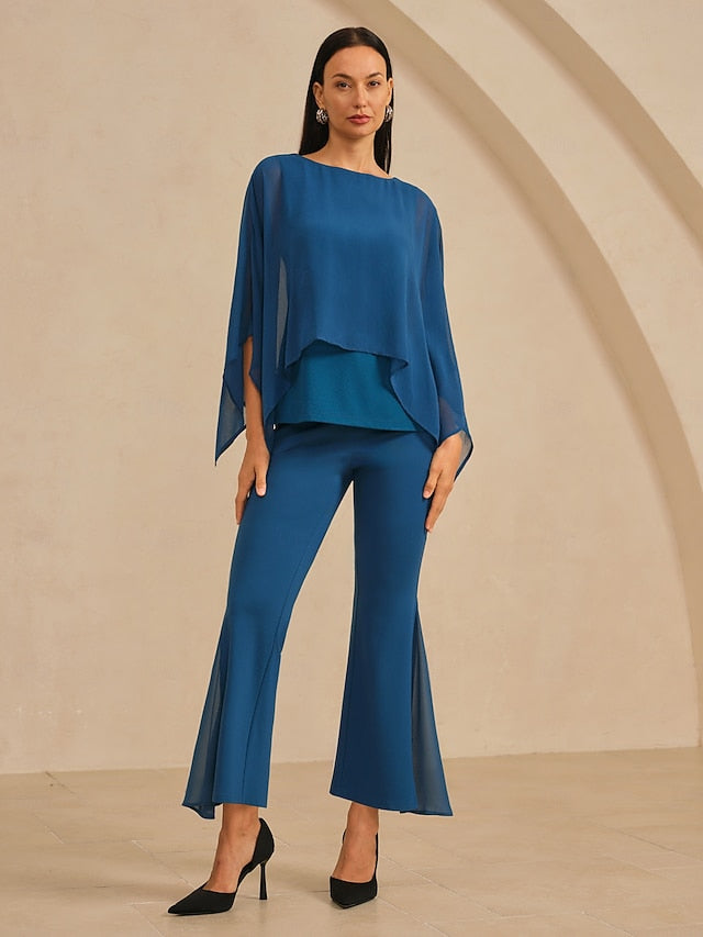 Women's Cape Top Elegant Stylish Luxurious Modal Chiffon