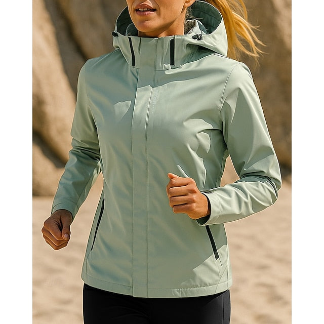 Women's Running Jacket Outdoor Jacket Drawstring Pocket