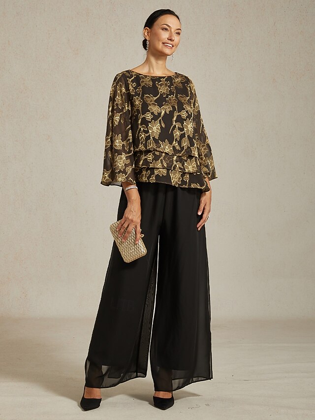 Women's Blouse Chiffon Tops Lace Floral Elegant Stylish