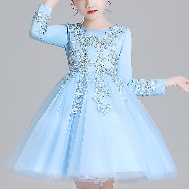 Flower Girl Princess Girls' Party Dress