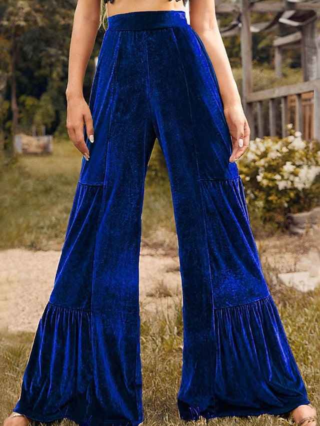 Women's Wide Leg Corduroy Pants Pants Trousers Fashion