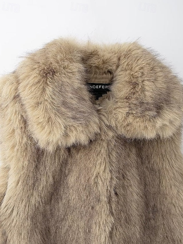 Furs Leathers Vest Faux Coat Fur Comfortable Women's