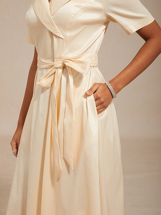 Women's Midi Dress Sheath Dress Elegant Daily Wedding Guest