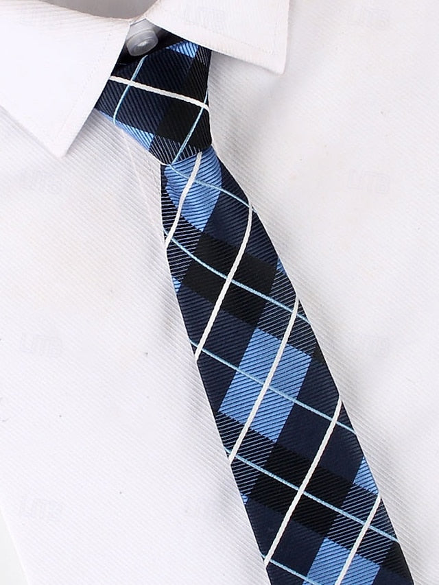 Ties Men's Pre-Tied Narrow - Stripes Classic and Zip
