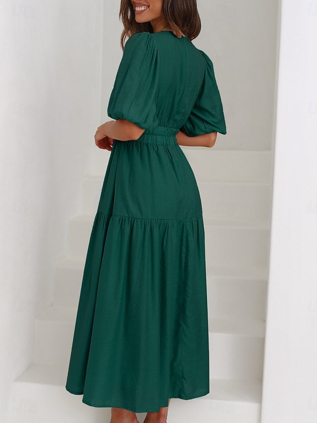 Women's Maxi Dress Casual Dress A Line Dress Stylish Basic