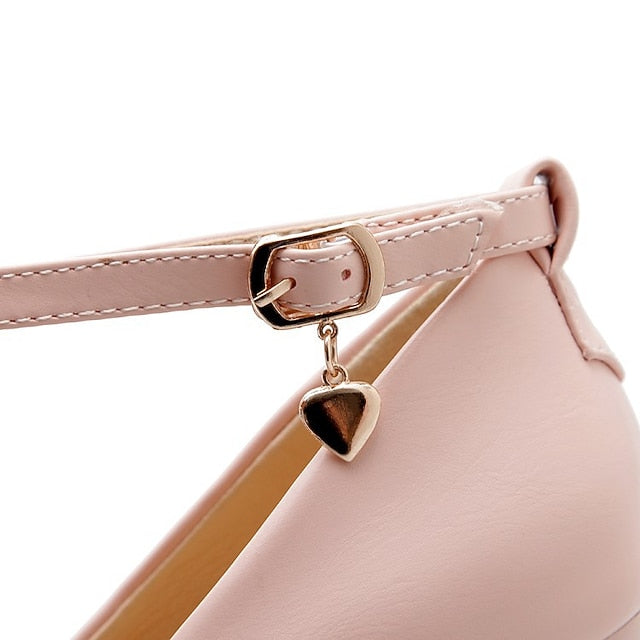 Heel Heels Lolita Girls' Daily PU Shoes Cosplay