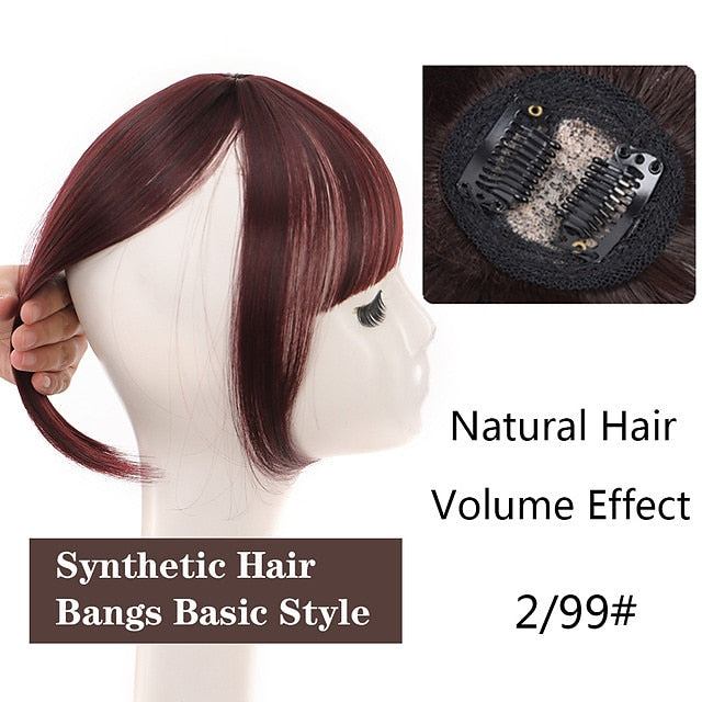 1PC Women's Girls' Wigs Natural Fringe Front Neat