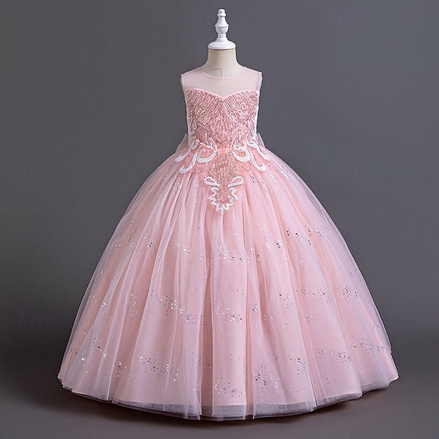Dress Girls' Girl Flower Princess Kid's