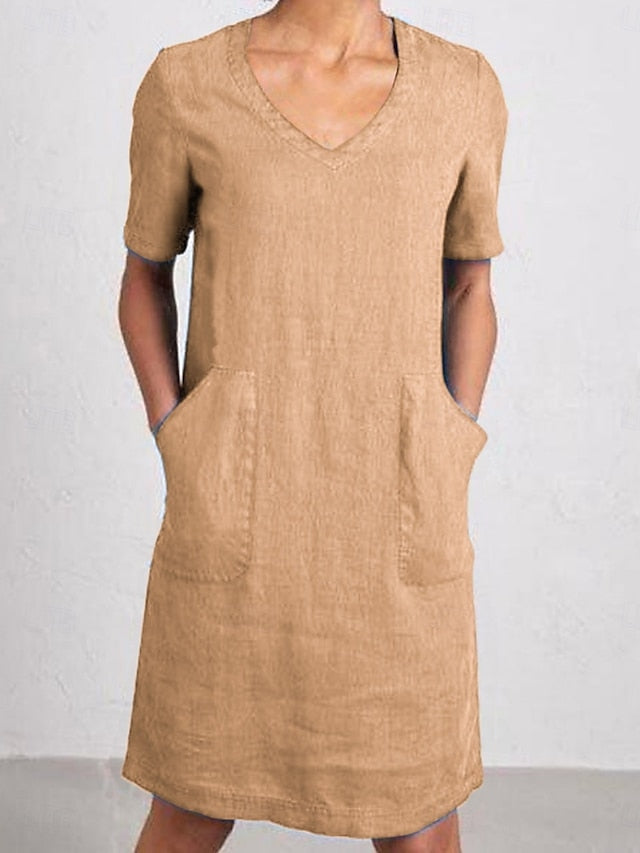 Women's Midi Dress Summer Dress Casual Daily Regular Fit