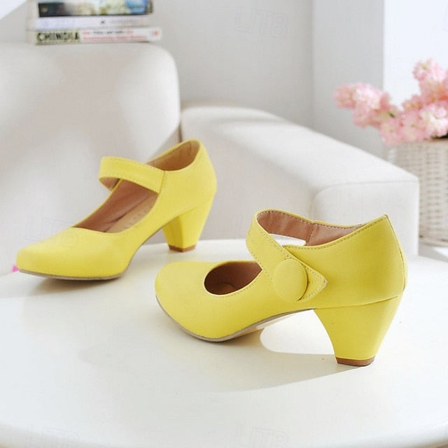 Women's Toe – Yellow Jane Shoes Round Mary