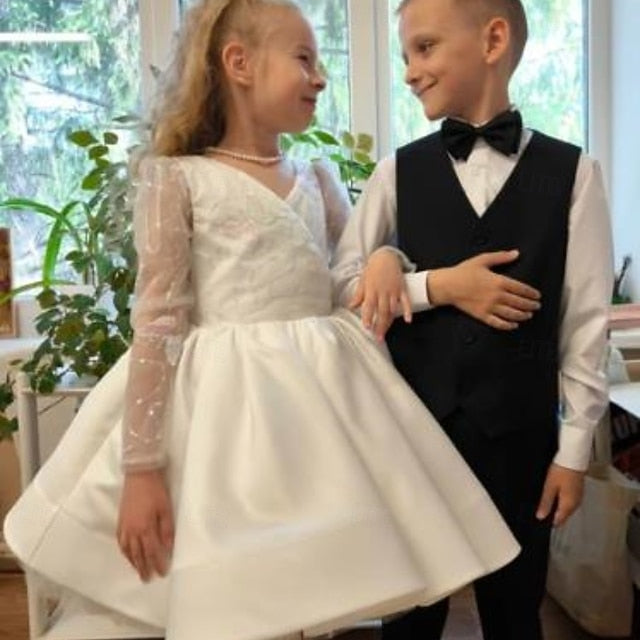 First Party Communion Flower Girls' Girl Dress Kids
