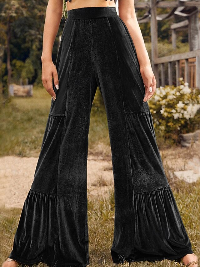 Women's Wide Leg Corduroy Pants Pants Trousers Fashion