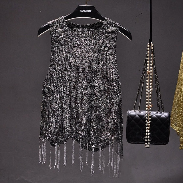 Women's Blouse Eyelet top Camisole Tank Top Hollow Out