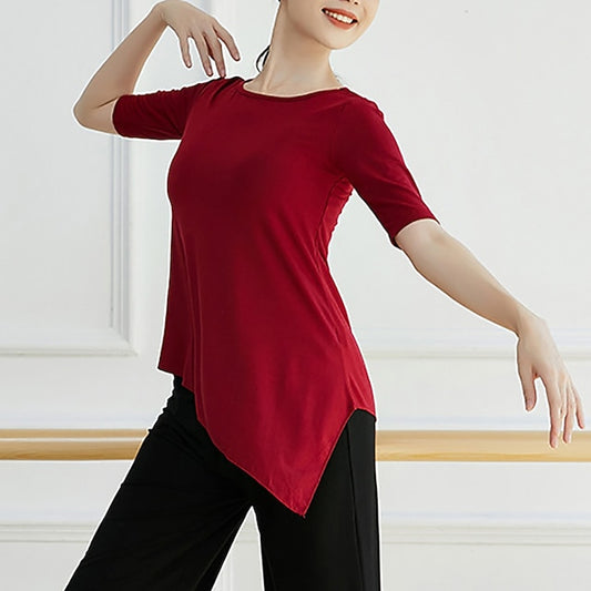 Activewear Top Solid Women's Training Performance Half