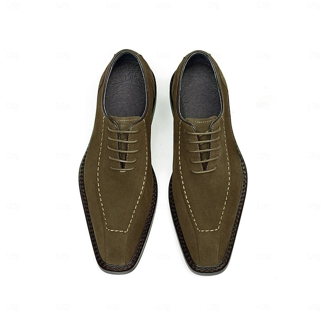 Shoes Genuine Leather Men's - Suede Cowhide Classic Derby