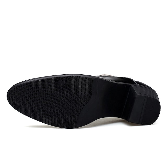 White Leather and – Faux Shoes Patent Men's Oxford Red