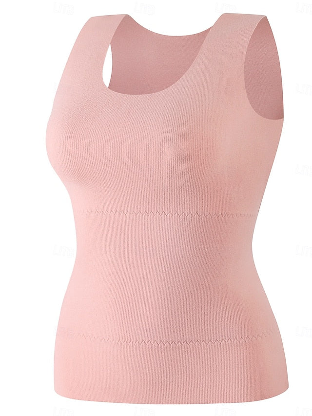 Women's Plus Size Camisole Tank Top Plain Daily Casual