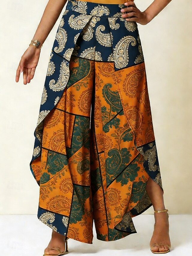 Women's Wide Leg Pants Trousers Casual Pants Vacation