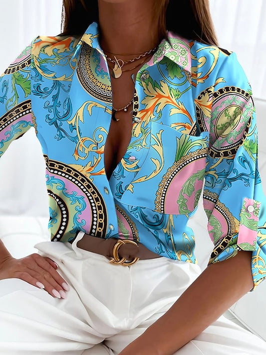 Women's Shirt Boho Shirt Blouse Vintage Streetwear Casual