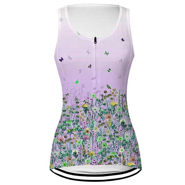Women's Cycling Vest Cycling Jersey Graphic Floral