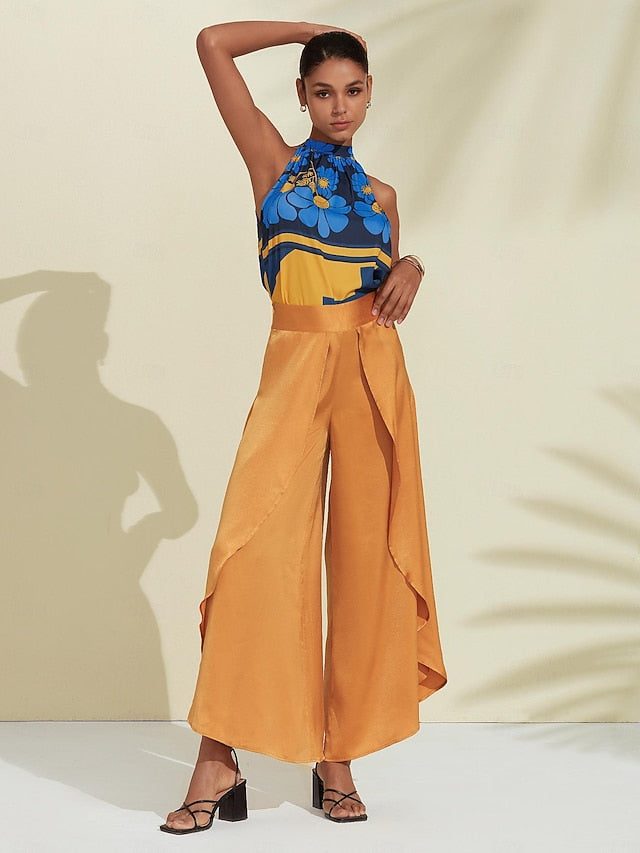 Women's Geometic Flower / Plants Vacation Weekend