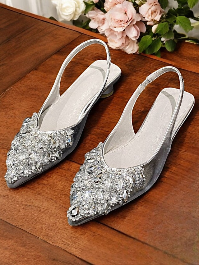 for Beaded Shoes Wedding with - Detail Women Slingback Ivory
