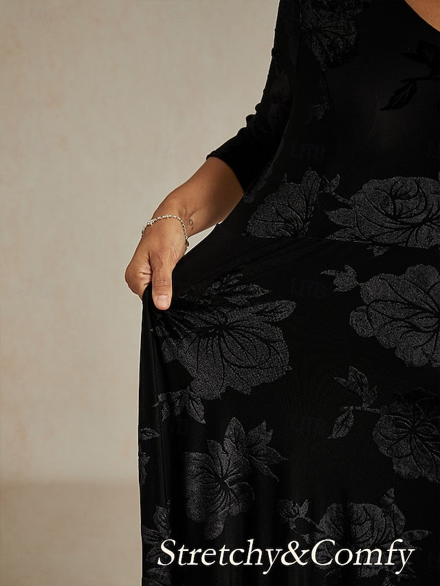 Women's Midi Dress A Line Dress Elegant Birthday Cocktail