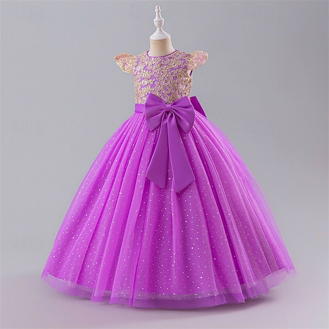 Kid's Princess Flower Dress Girls' Girl
