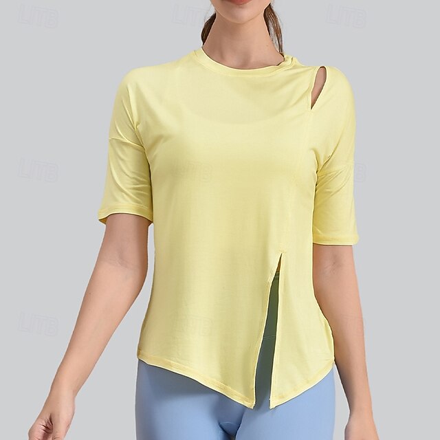 Women's Yoga Shirts Yoga Tank Tops Workout Tops Crew Neck