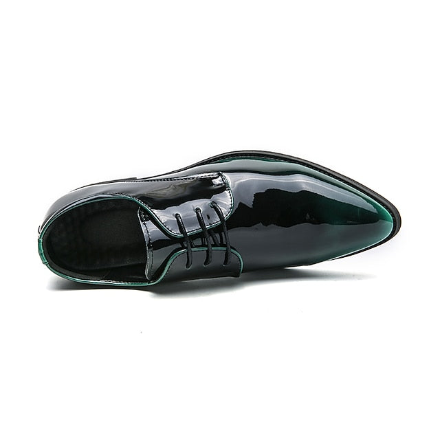 Patent Oxford Shiny Formal Shoes – Men's Leather