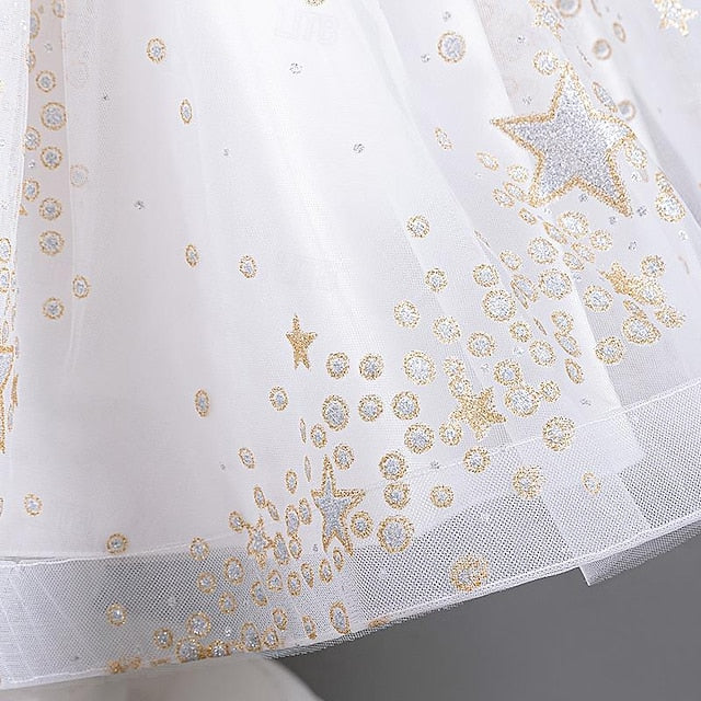 Sequin Floral Party Dress Girl Flower Girls' Kids