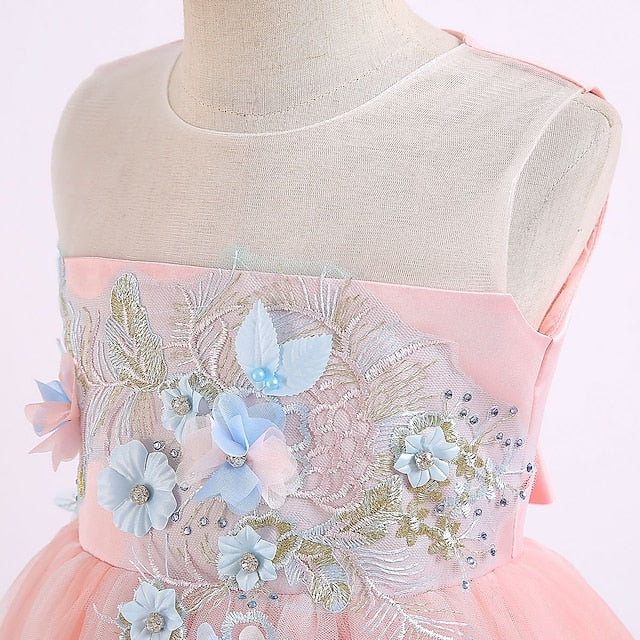 Girls' Party Kids Flower Dress Girl