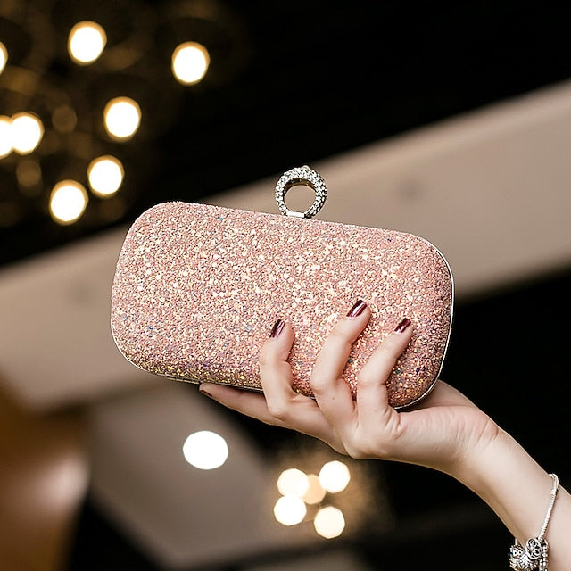 Bags Women's Leather Evening Bag Clutch Wristlet PU