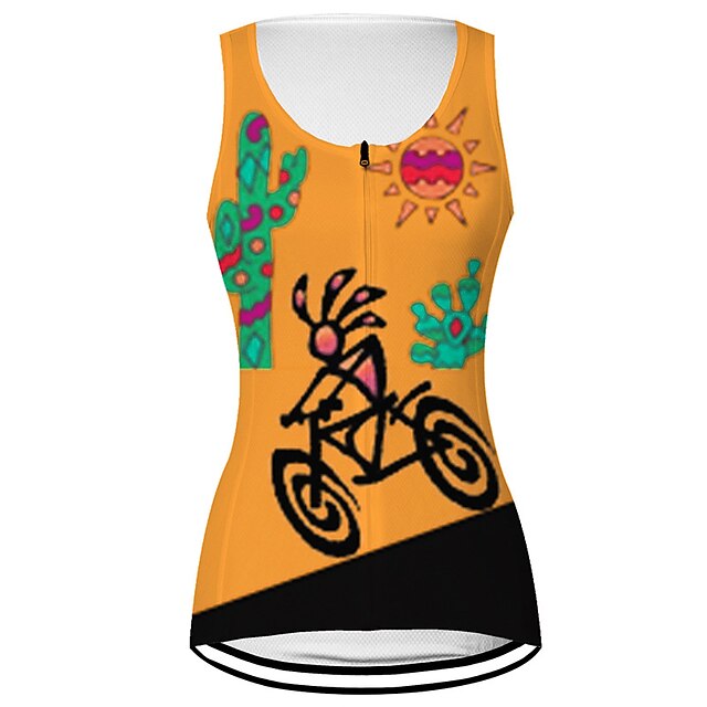 Women's Cycling Vest Cycling Jersey Graphic Sleeveless Bike