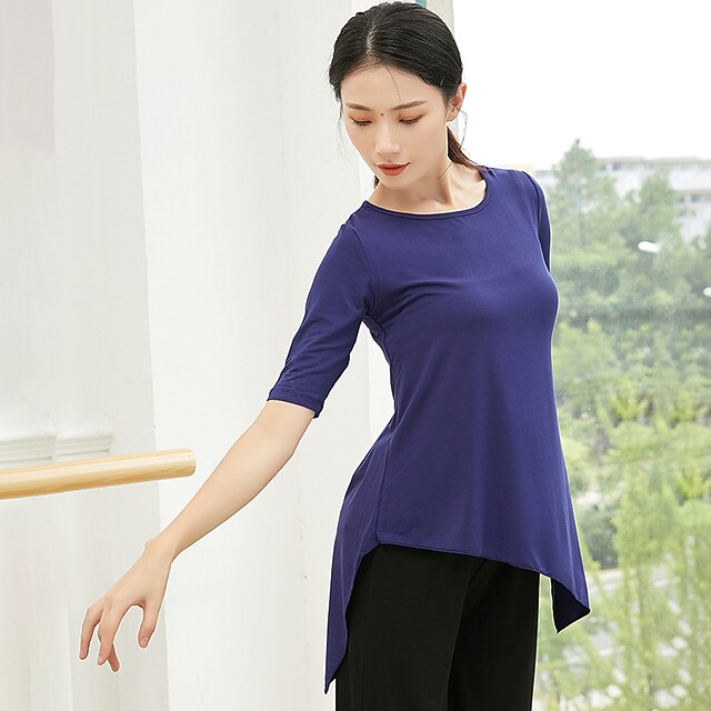 Activewear Top Solid Women's Training Performance Half
