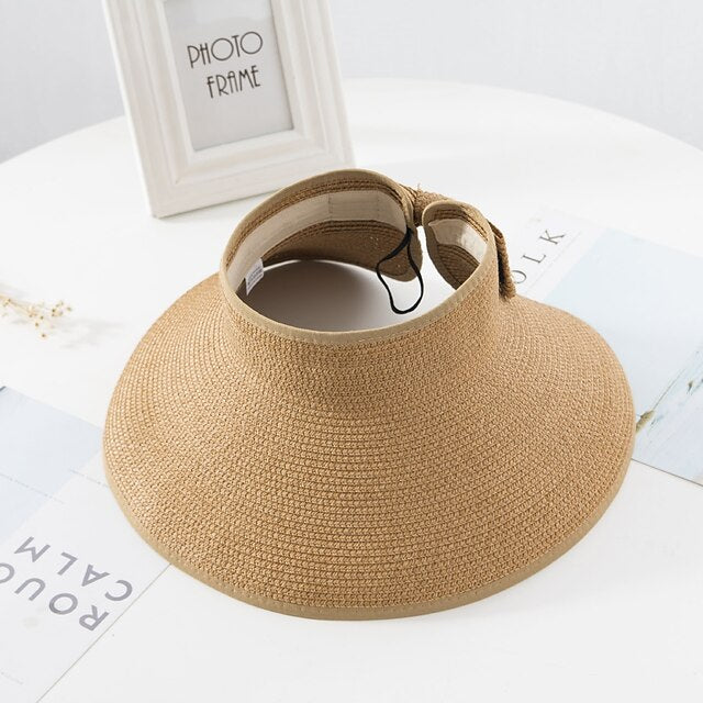 14 Colors Summer Folding Empty Top Hat Straw Hat Sun Hat Beach