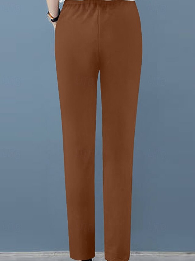 Women's Tapered pants Chinos Streetwear Casual Ankle-Length