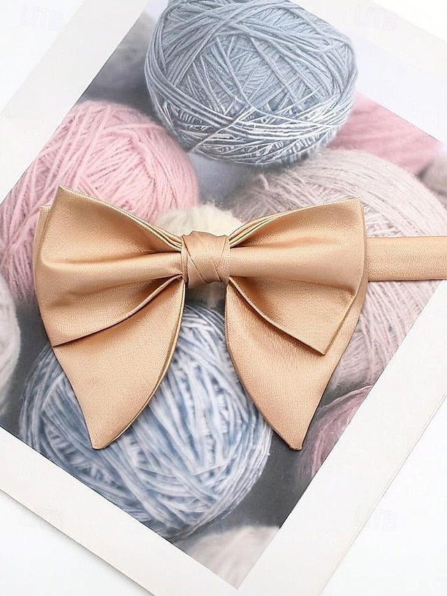 Men's Tie in Bow Multiple Satin Colors