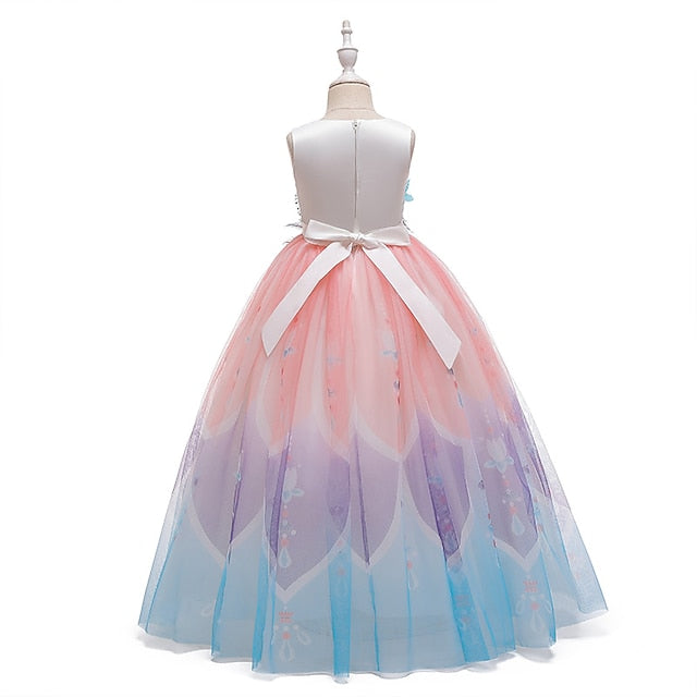 Girls' Party Kids Flower Dress Girl
