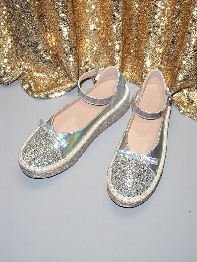 Shoes Holographic Mary Glitter Platform Women's Jane