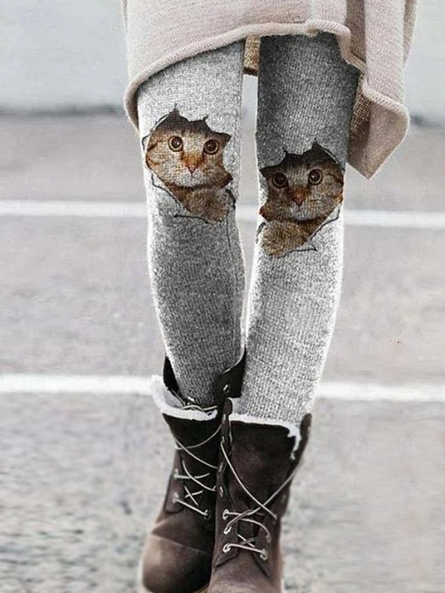 Women's Slacks Leggings Cozy Leggings Vacation Vintage
