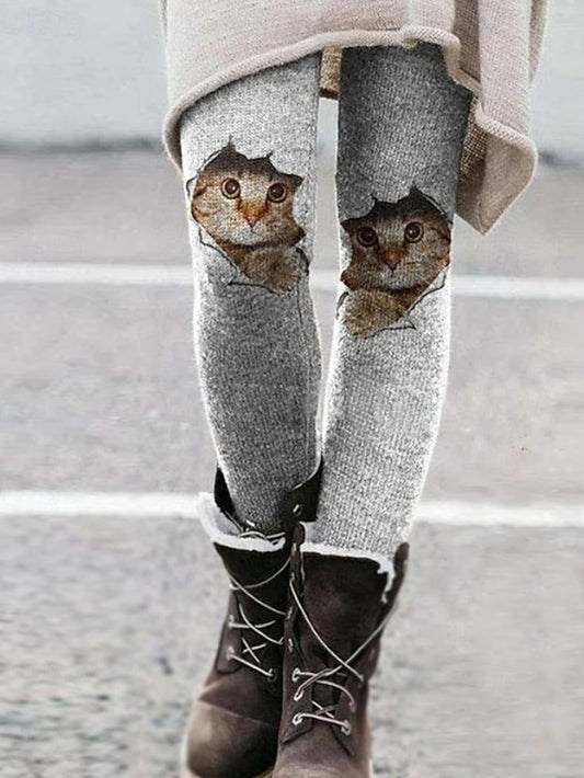 Women's Slacks Leggings Cozy Leggings Vacation Vintage